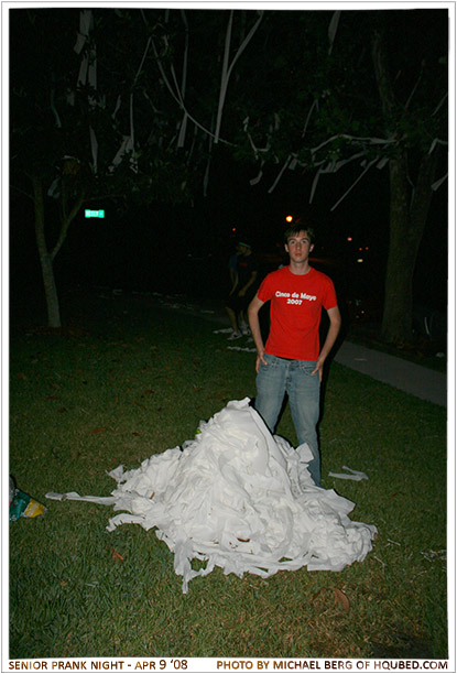 The pile
Daniel in front of the massive pile that got dumped into my car after cleaning up most of Kyle's house for use later
