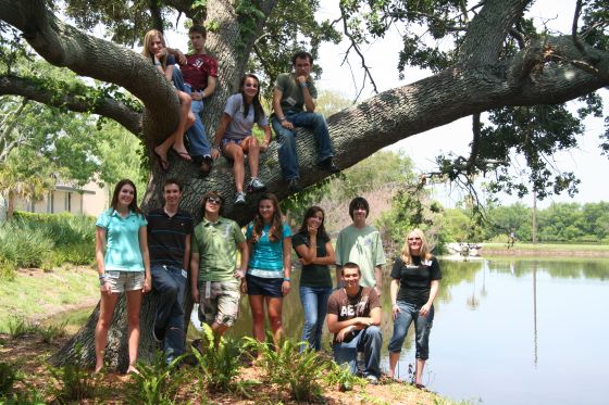 Yearbook tree
The 2007 yearbook staff all around a tree at Eckerd college

